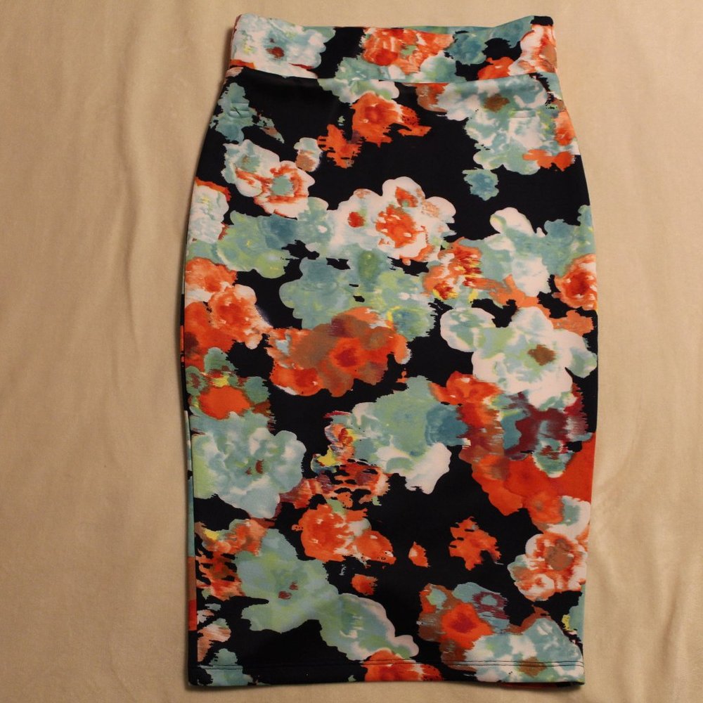 Floral Pencil Skirt